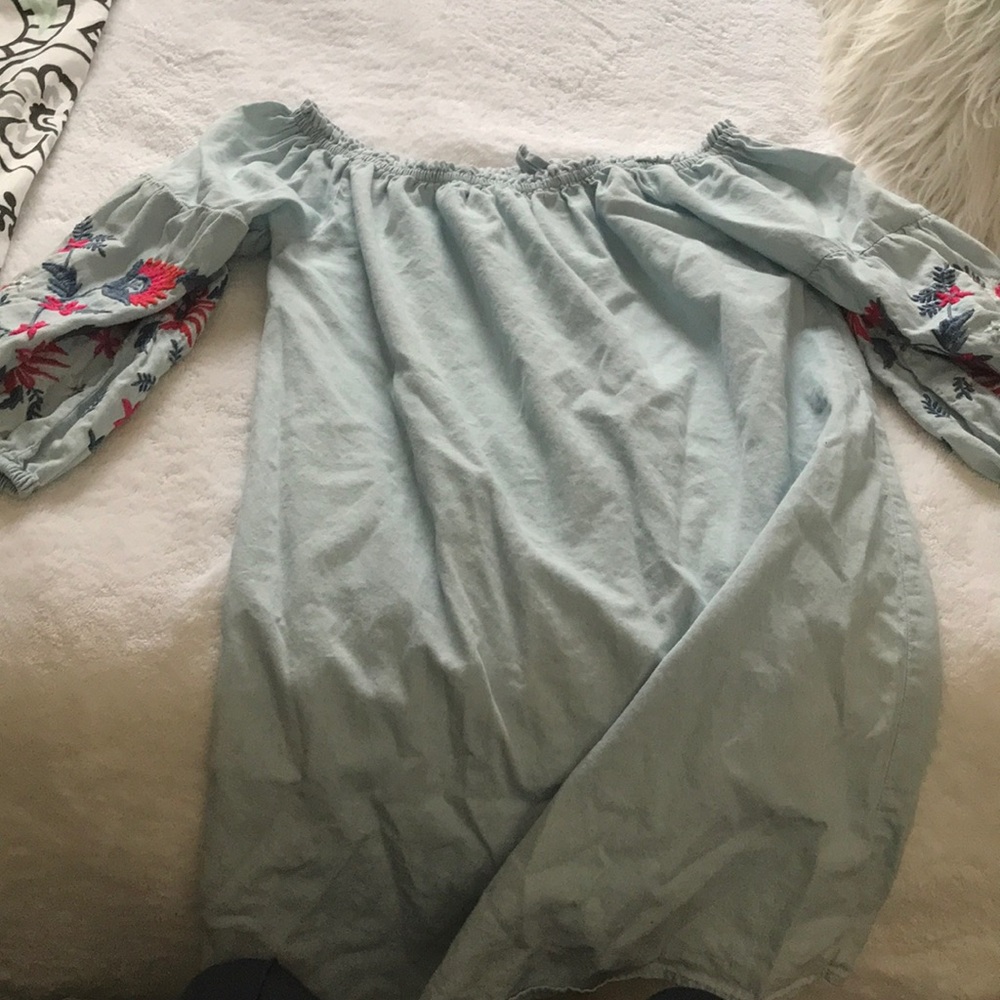 Off the shoulder dress